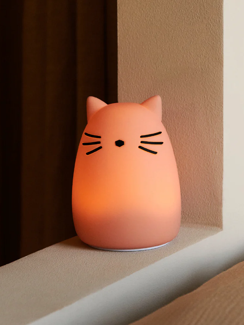 【キッズ】《LIEWOOD》Winston Night Light - Cat Rose