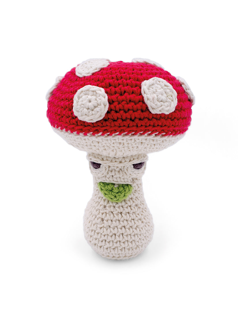 【キッズ】《MyuM》 Amanita Mushroom Rattle  / アマニタ マッシュルーム ラトル