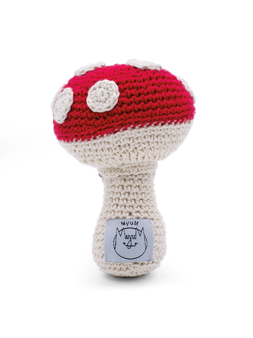 【キッズ】《MyuM》 Amanita Mushroom Rattle  / アマニタ マッシュルーム ラトル