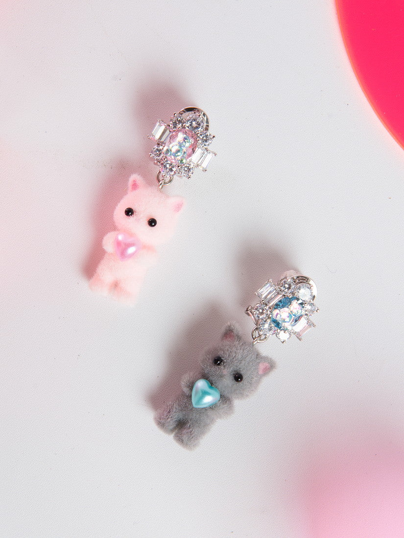 【期間限定】【一点もの】《9BijouxCloud》BABY SPHYNX ピアス