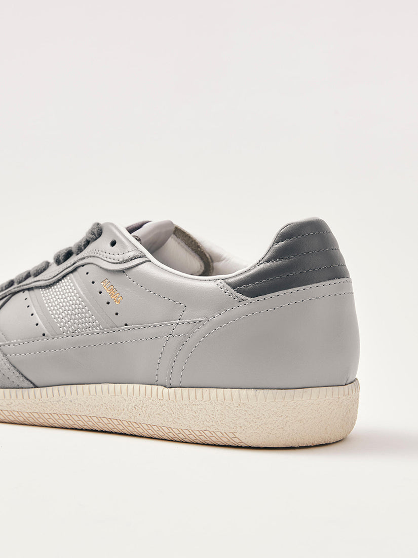 Rife Light Grey Leather Sneakers