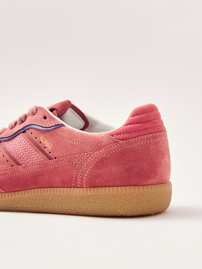 Rife Pink Leather Sneakers