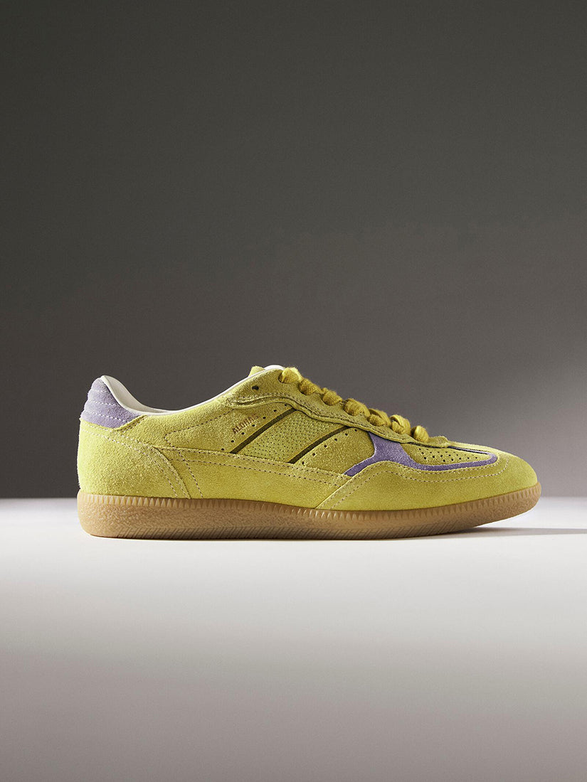 Rife Acid Green Leather Sneakers