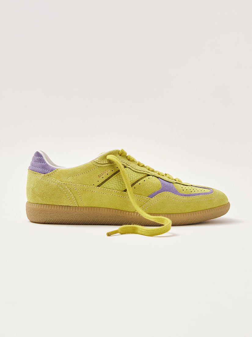 Rife Acid Green Leather Sneakers