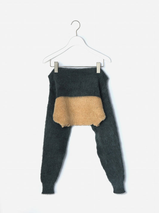 FUZZY SHORT KNIT