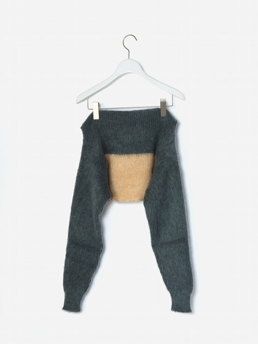 FUZZY SHORT KNIT