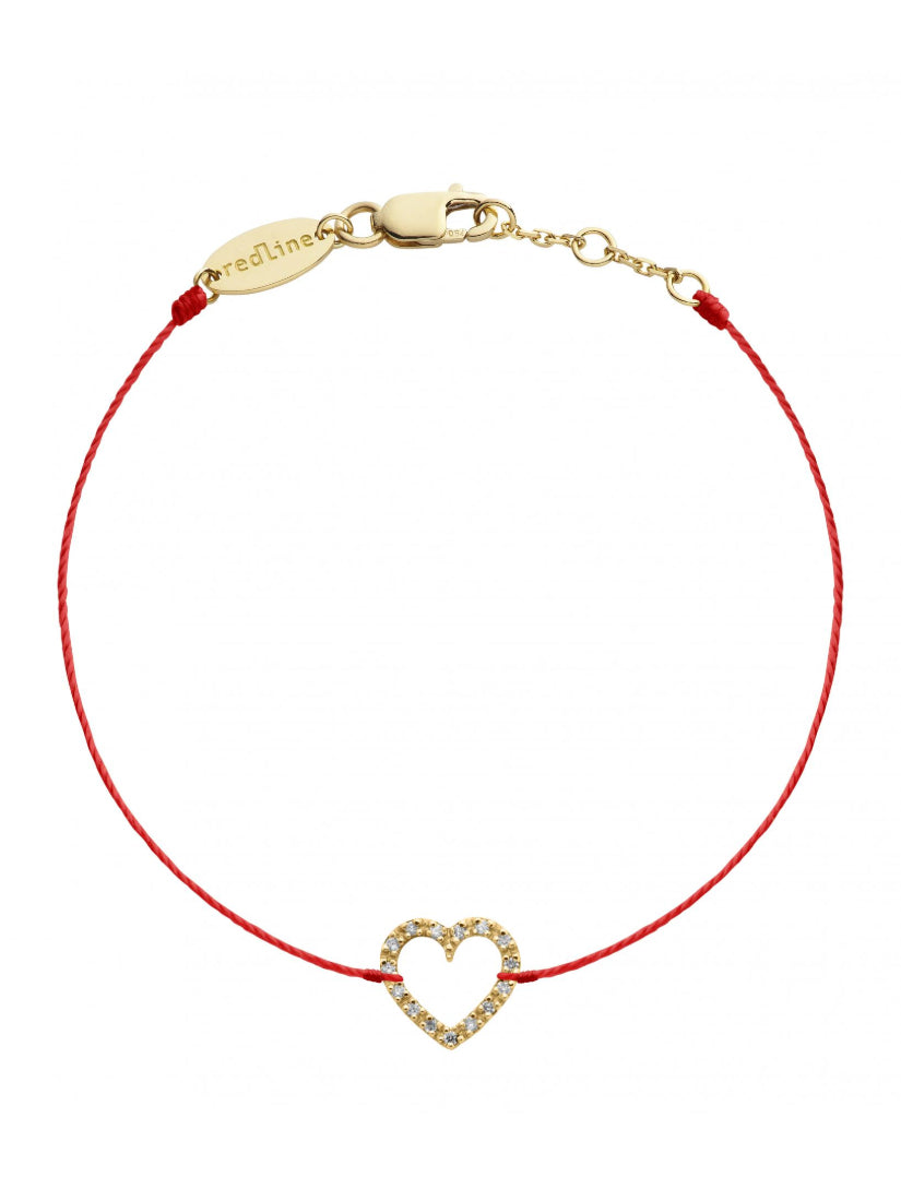 BEAU COEUR PAVE ブレスレット ROUGE