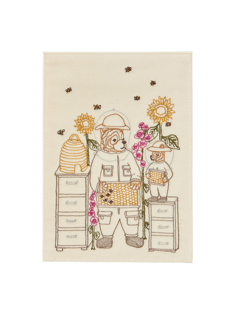 刺繍カード Beekeeper Bears