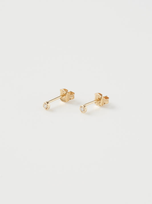 《BRIE LEON》Esther Diamond Studs ピアス