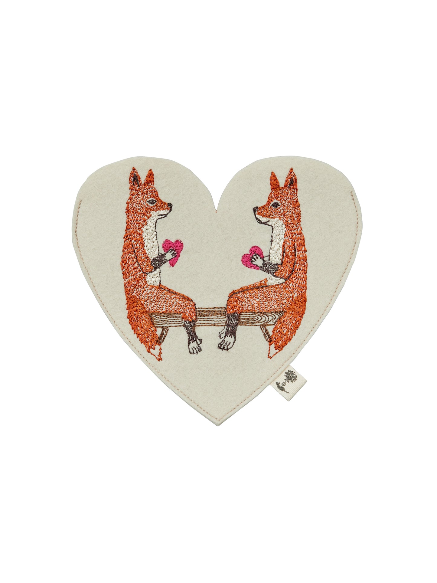 Love｜フェルトエンベロープ Smitten Foxes