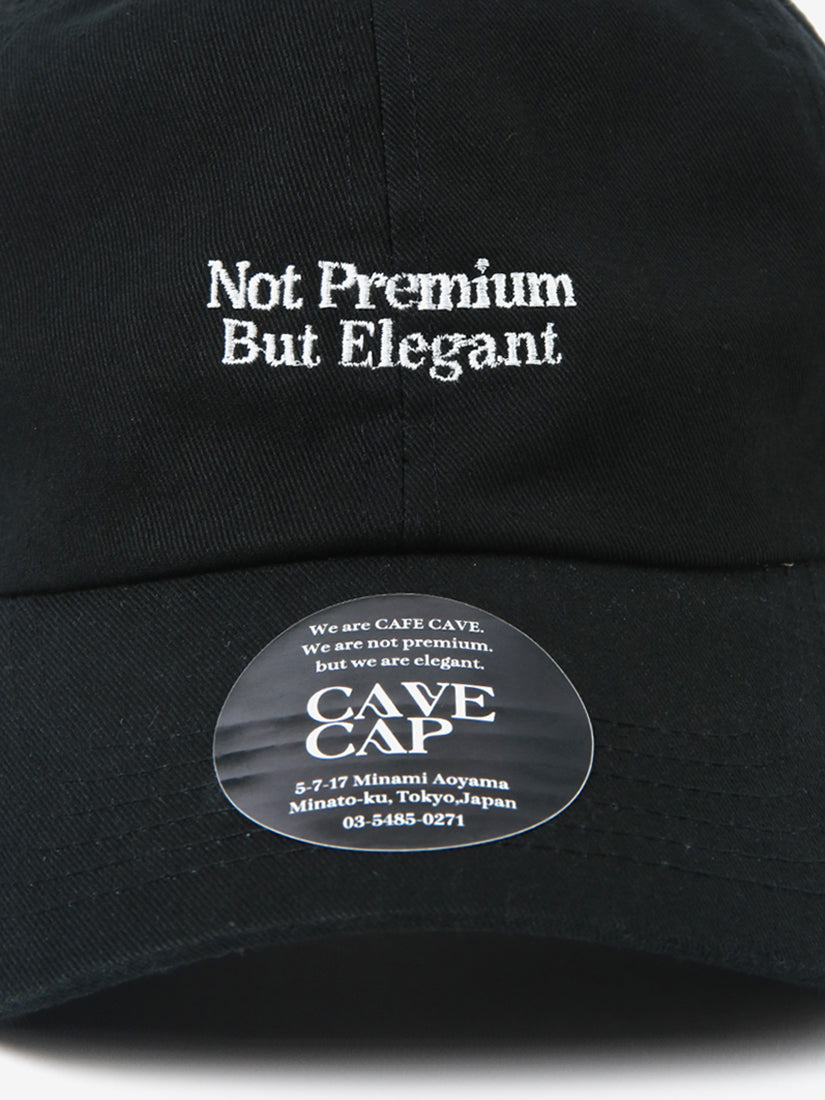 《CAFE CAVE》キャップ Not Premium. But Elegant.