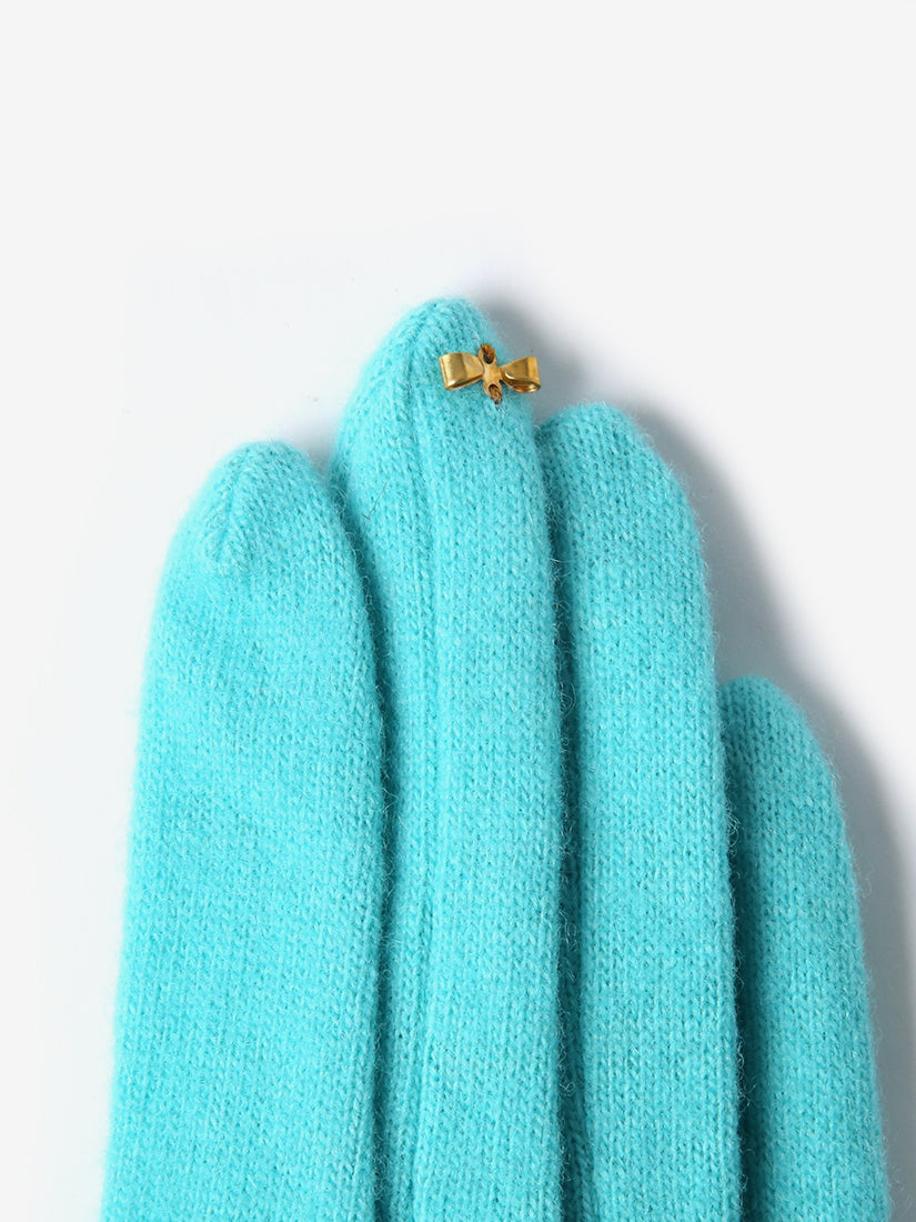 【限定カラー】《wool,cube,wool!》ネコグローブ Turquoise