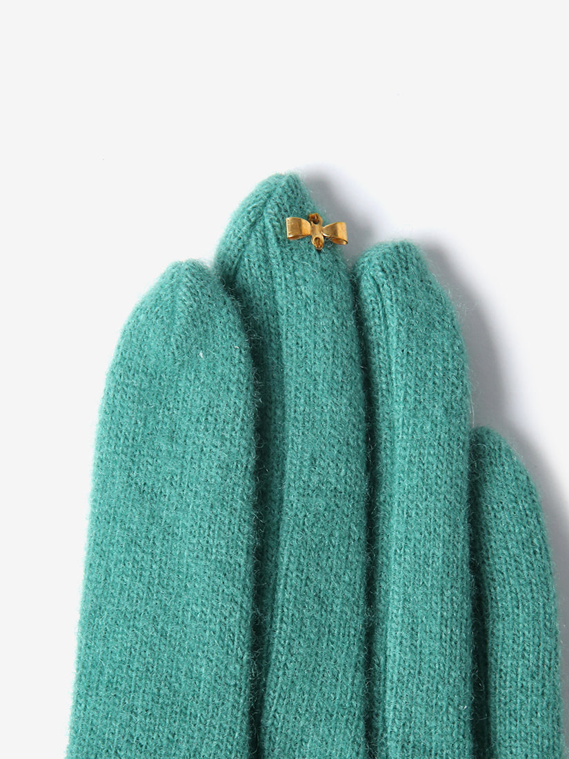 《wool,cube,wool!》ネコグローブ Green