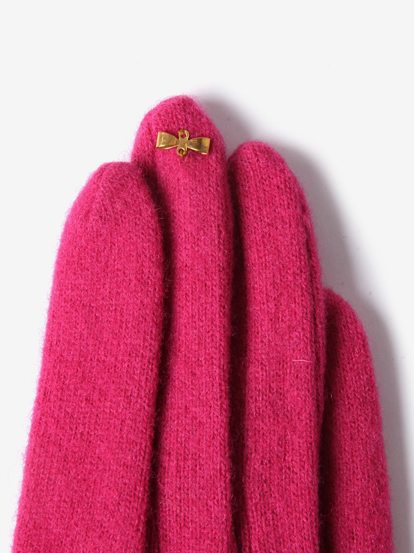 《wool,cube,wool!》ネコグローブ Pink