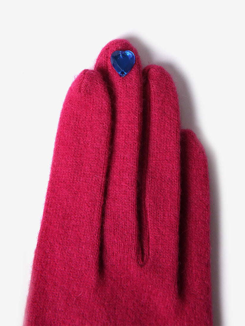 【限定カラー】《wool,cube,wool!》ブタグローブ Pink