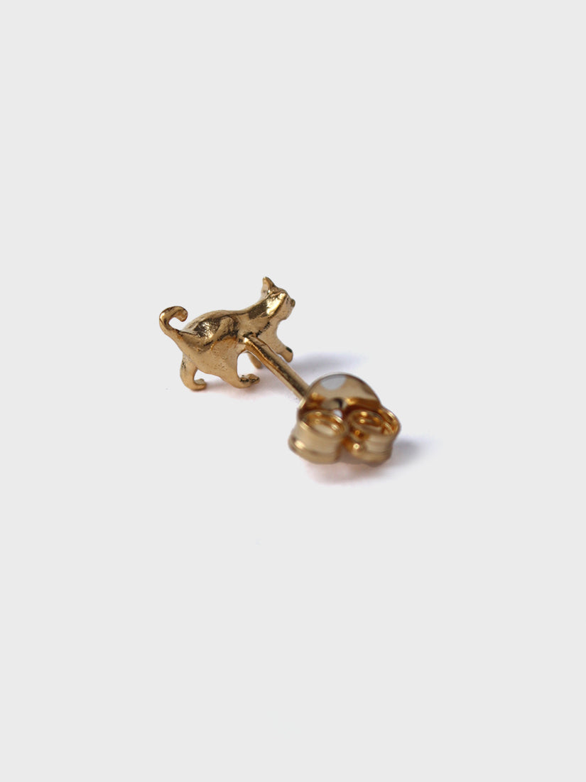 【H.P.FRANCE限定】《Manom Jewellery》Cat ピアス（片耳用/右）