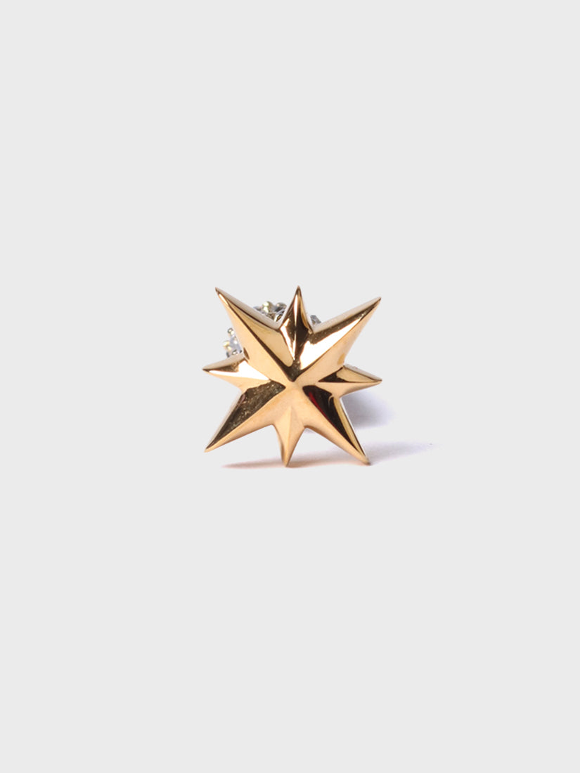 little star ピアス gold（片耳用）