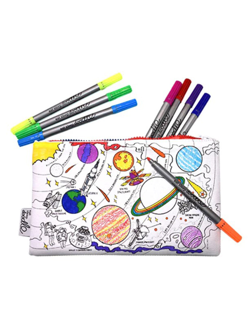 【キッズ】《Eatsleepdoodle》PENCIL CASE　space explorer