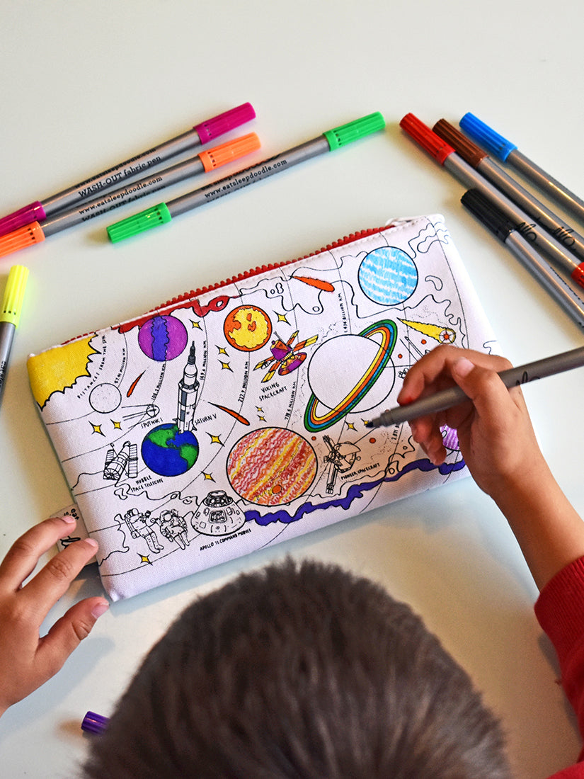 【キッズ】《Eatsleepdoodle》PENCIL CASE　space explorer