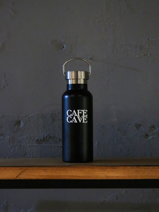 《CAFE CAVE》サーモボトル BLACK