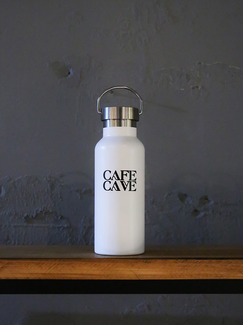 《CAFE CAVE》サーモボトル WHITE