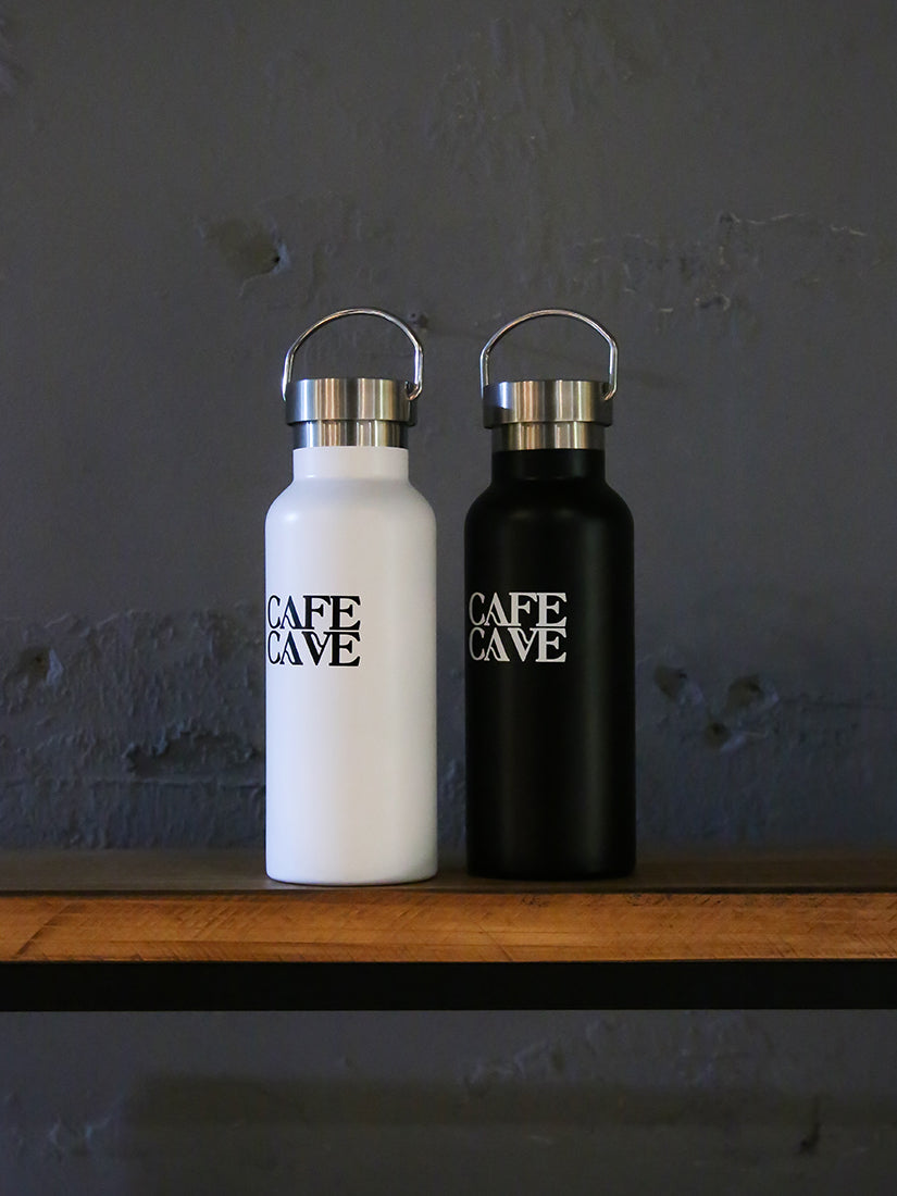 《CAFE CAVE》サーモボトル WHITE