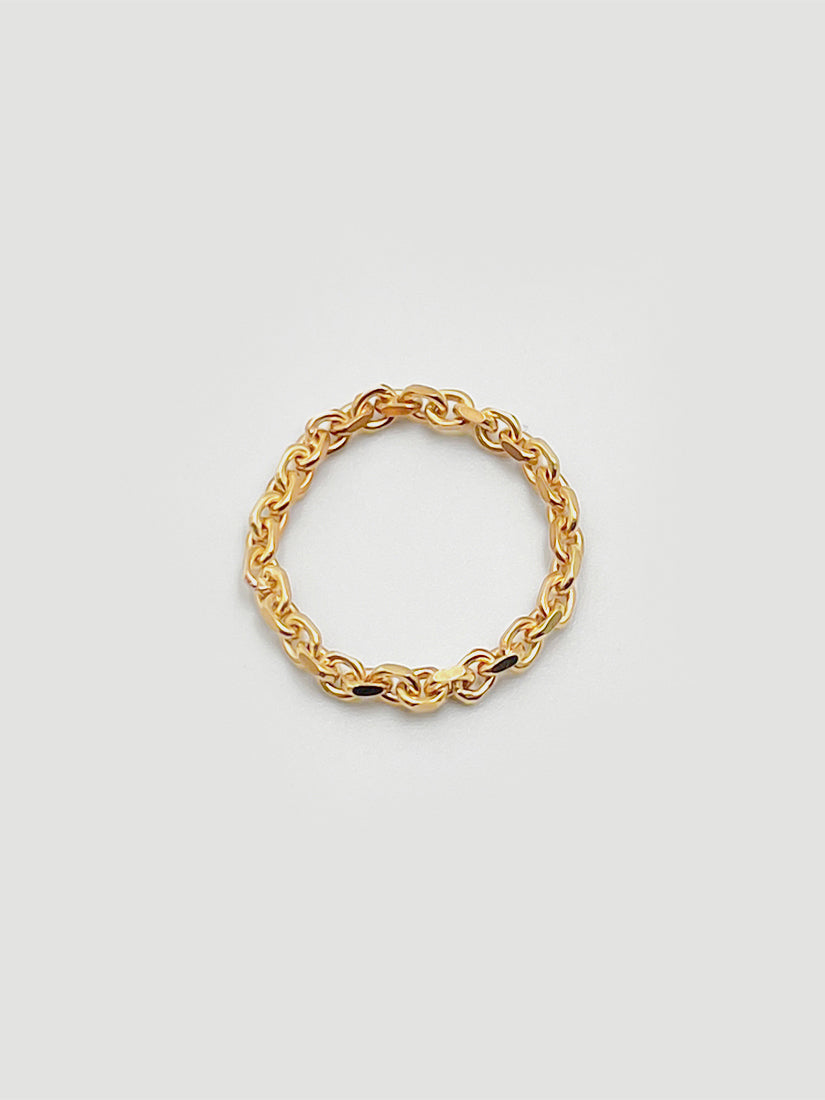 リング Chain ring vermeil