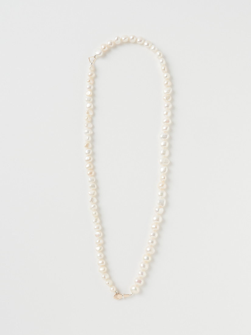 extension necklace baroque pearl ネックレス