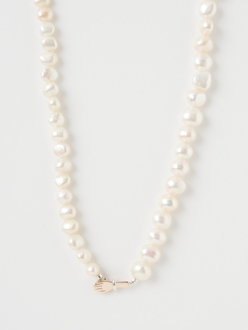 extension necklace baroque pearl ネックレス