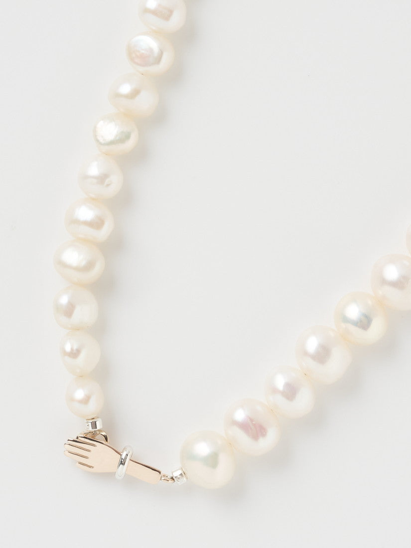 extension necklace baroque pearl ネックレス