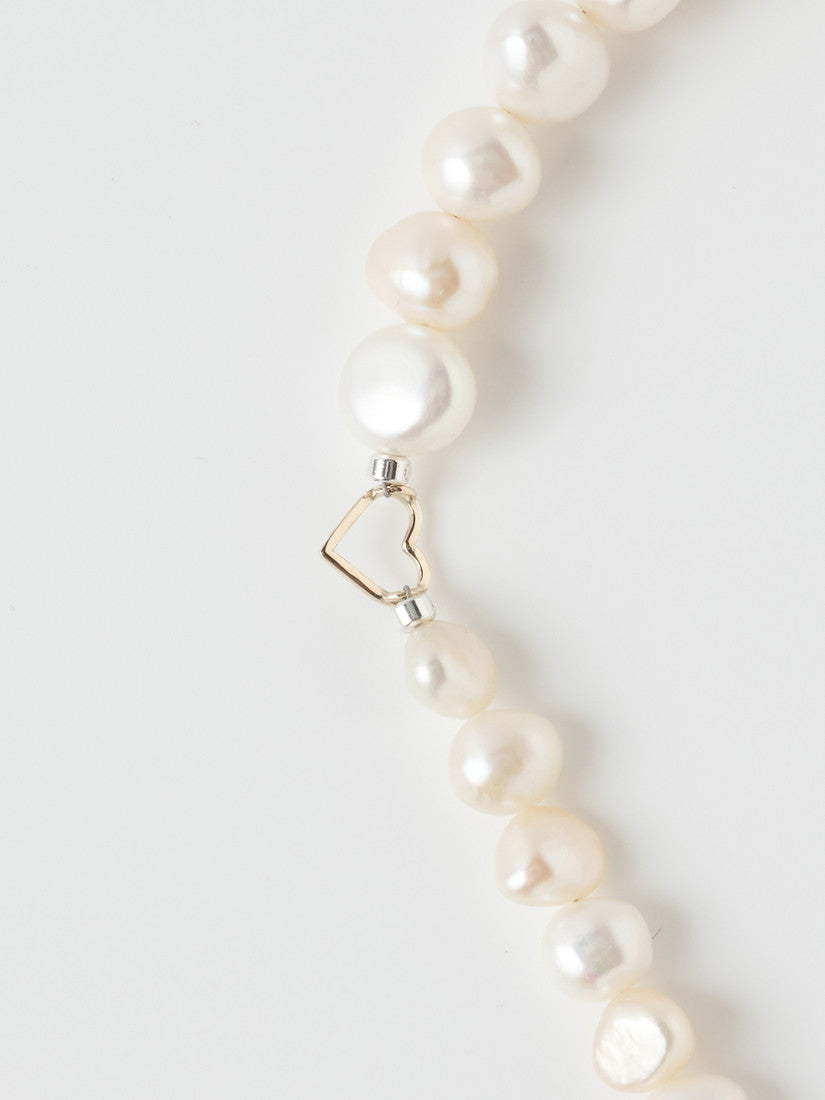 extension necklace baroque pearl ネックレス