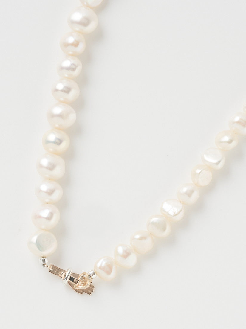 extension necklace baroque pearl ネックレス