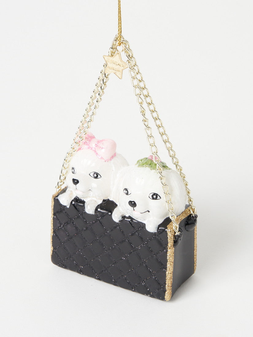 《VONDELS》オーナメント fashion bag with dogs