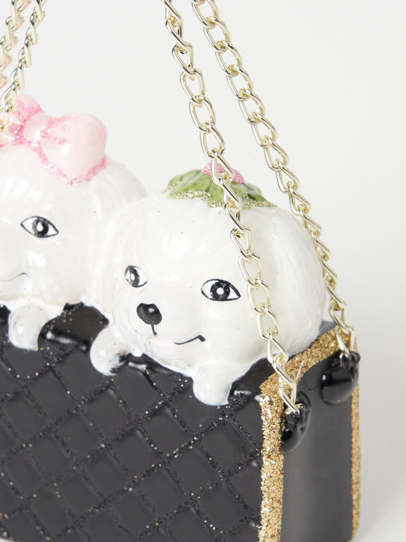 《VONDELS》オーナメント fashion bag with dogs