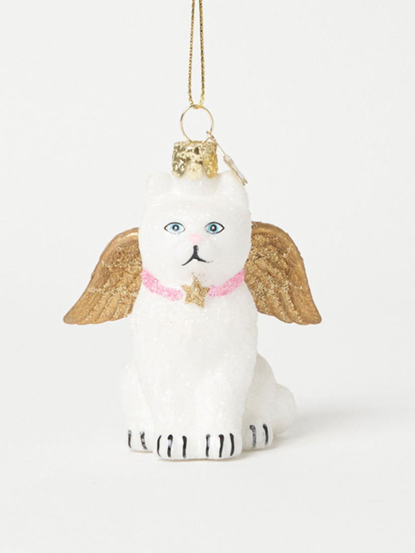 《VONDELS》オーナメント white cat with gold wings