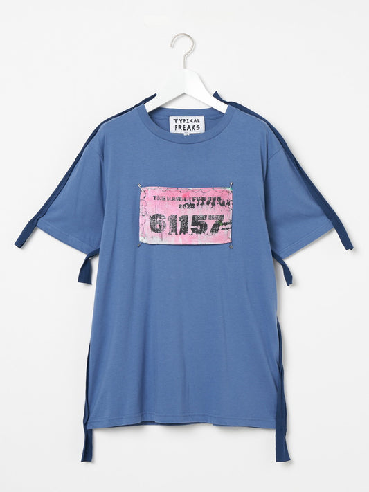 《TYPICAL FREAKS》INDIGO MARATHON Tシャツ