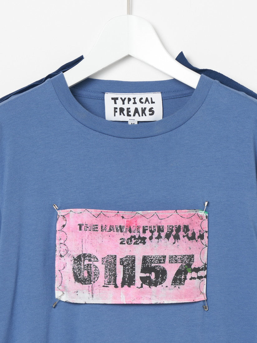 《TYPICAL FREAKS》INDIGO MARATHON Tシャツ