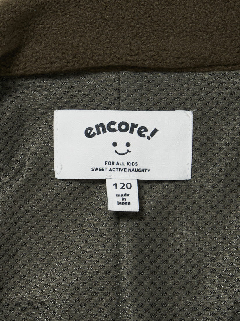 【タイムセール】【キッズ】マイクロフリースHalf ZIP / khaki