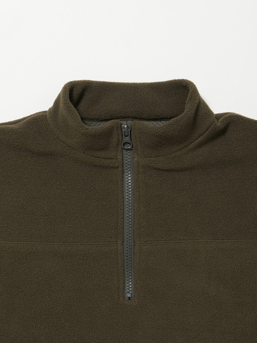 【タイムセール】【キッズ】マイクロフリースHalf ZIP / khaki