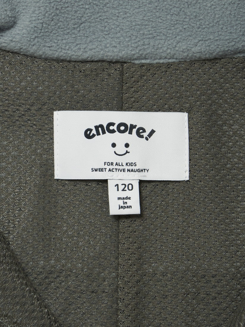 【タイムセール】【キッズ】マイクロフリースHalf ZIP / green