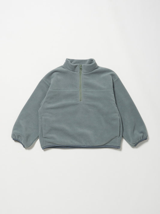 【タイムセール】【キッズ】マイクロフリースHalf ZIP / green