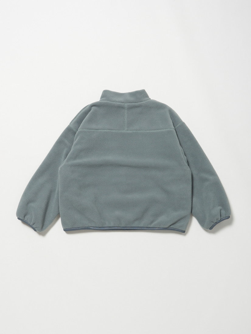 【タイムセール】【キッズ】マイクロフリースHalf ZIP / green