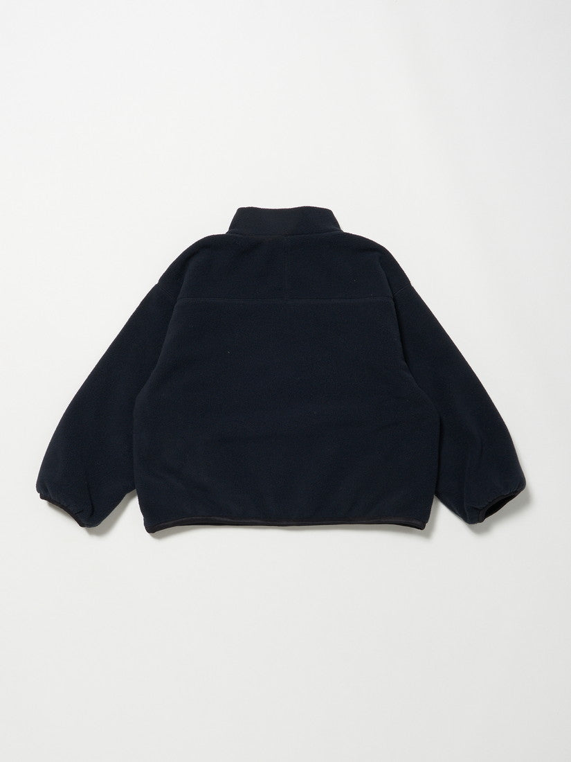 【タイムセール】【キッズ】マイクロフリースHalf ZIP / navy