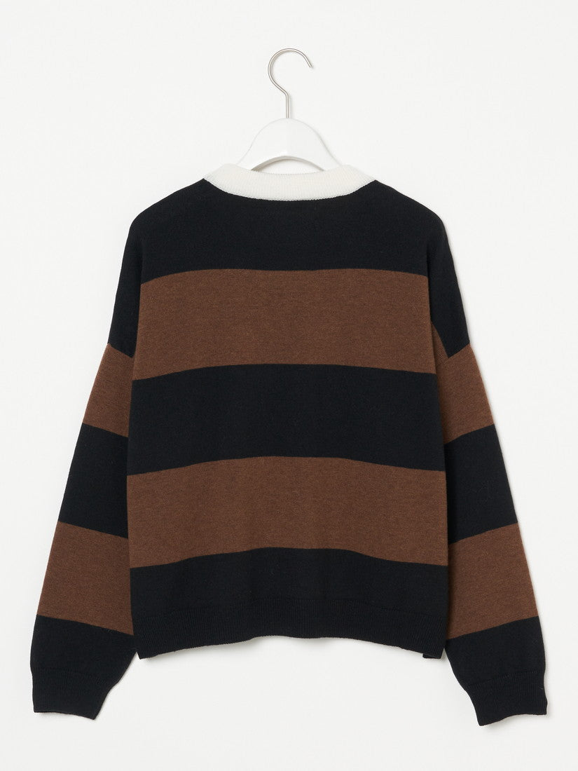 MERINO WOOL STRIPED セーター