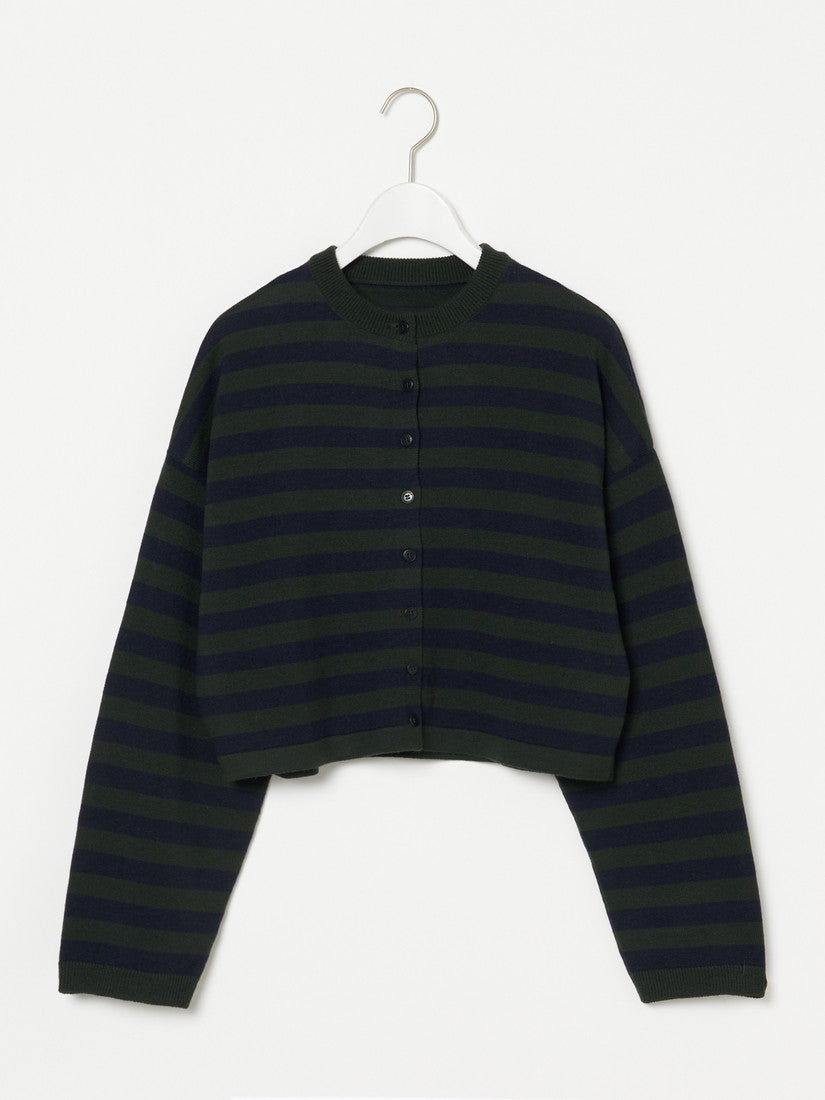 MERINO WOOL STRIPED カーディガン