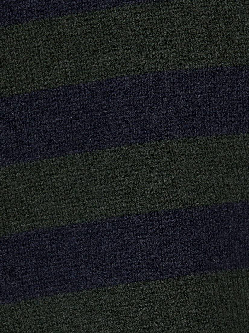 MERINO WOOL STRIPED カーディガン