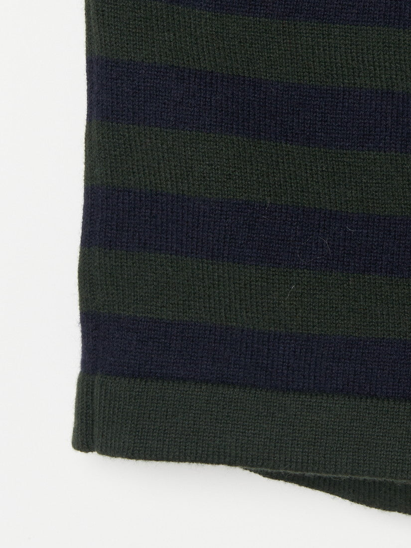 MERINO WOOL STRIPED カーディガン