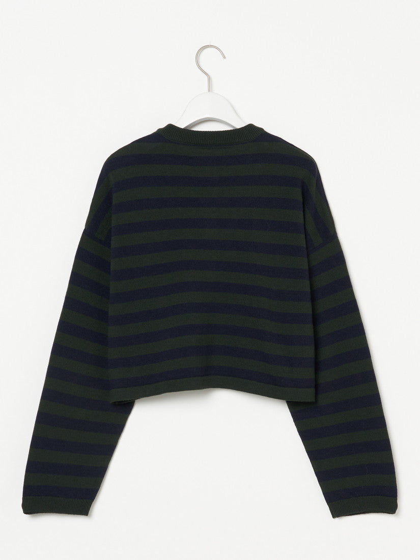 MERINO WOOL STRIPED カーディガン