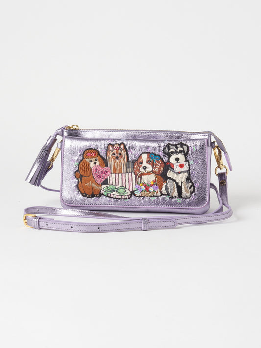 【限定商品】お財布ポシェット Puppies Bringing Love