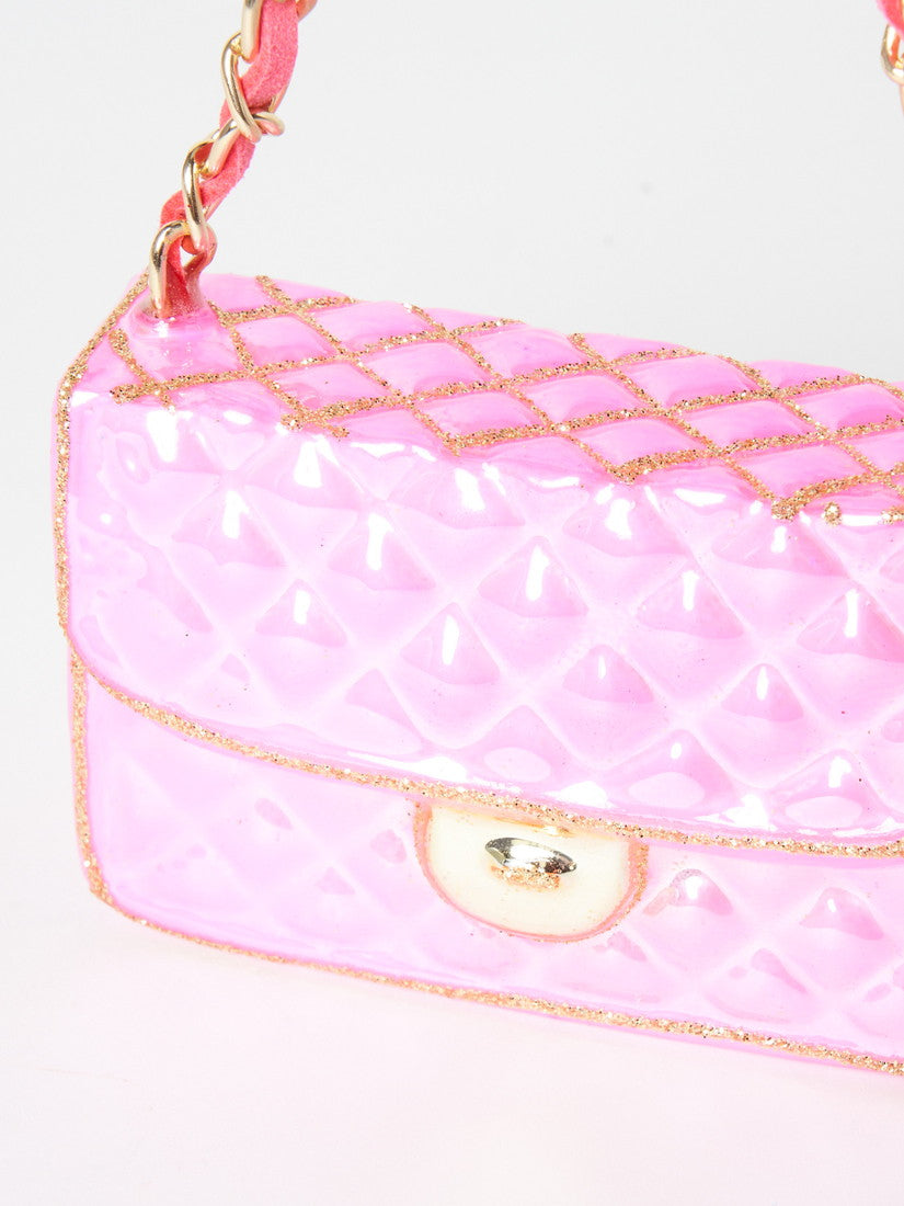 《VONDELS》オーナメント pink fashion bag